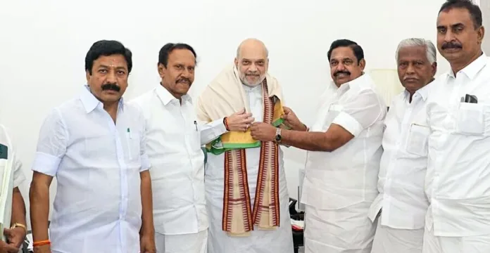 BJP, AIADMK Reunite as NDA for 2026 Tamil Nadu Polls, Shah Confirms
